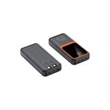 Junglee 22.5W Pd Powerbank Hizli Şarj Dijital Gösterge Quick Charge 3.0 Type-C Taşinabilir Şarj Aleti 5V-3A Siyah 20000Mah