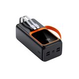 Junglee 22.5W Pd Powerbank Hizli Şarj Dijital Gösterge Quick Charge 3.0 Type-C Taşinabilir Şarj Aleti 5V-3A Siyah 30000Mah