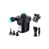 Junglee 220V Elektrikli Hava Pompası Şişme Yatak Bot Simit Şişme Koltuk Deniz Yatağı Pompa Air Pump Siyah