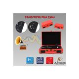 JUNGLEE (313) Lpsc-22 Nostaljik Pikap Plakçalar 33-45-78 Lik Plak Plak Çalar Kırmızı ile uyumlu