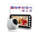 JUNGLEE 4.3 inç WiFi Bebek Monitörü, 8 IR Gece Görüş Ledli Güvenlik ve Bebek izleme Kamerası 2 Yönlü Ses