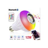 JUNGLEE BLUETOOTH HOPARLÖR AMPUL RGB LED IŞIKLI 12W LED LAMBA UZAKTAN KUMANDALI MÜZİK ÇALAR