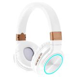 Junglee Bluetooth Kulaklik Sd Kart Ve Aux Girişli Şarjlı Kablosuz Kulaklik Mikrofonlu Fm Radyolu Super Bass Beyaz HZ-BT760