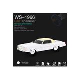 Junglee Cadillac Eldorado Nostaljik Araba Şeklinde Beyaz Bluetooth Speaker