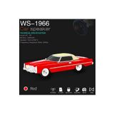Junglee Cadillac Eldorado Nostaljik Araba Şeklinde Kırmızı Bluetooth Speaker