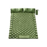 Junglee Çift Kişilik Şişme Yatak Kamp Plaj Çadir Yataği Uyku Pedi Kendinden Pompali Camp Single Bed Yeşil 83008