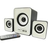 Junglee D23 Ses Sistemi FT-202BT 2+1 Ses Sistemi Kumandalı Bluetooth Hoparlör Tv/pc/telefon Uyumlu USB Speaker Fm Radio Kart Okuyucu 3.5mm Jack Girişli USB Beslemeli Speaker