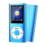 Junglee Digital Renkli Ekranlı Hafıza Kartı Girişli Metal Mavi Mp3 Mp4 Çalar Mavi