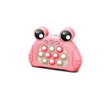 JUNGLEE Fast Push Popit Oyuncak Işıklı Ve Sesli Stres Giderici Hızlı Itme Oyuncağı Eğitici Pop It Pembe