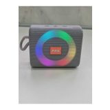 Junglee Go3 Pro Bluetooth Hoparlör Fm Radyo Sd Kart Usb Girişli Led Işıklı Şarjlı Speaker Gri GO3PRO