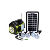 Junglee Güneş Enerji Panelli Aydınlatma Sistemi Powerbank Kamp Doğa Balık Karavan Fener Bluetooth Hoparlör