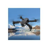 Junglee Kameralı Drone 4K Hava Quadcopter 2.4G Kızılötesi Rc Işıklı Katlanabilir Drone Wifi Siyah