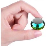 Junglee Metal Mini Kablosuz Hoparlör Şarjlı 4W Mini Bluetooth Speaker Tws Özellikli Ses Bombası - Yeşil