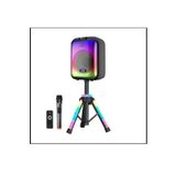 JUNGLEE MİKROFONLU BLUETOOTH HOPARLÖR LED IŞIKLI TAŞINABİLİR ŞARJLI SES SİSTEMİ TF KART USB FM RADYO 1600W