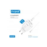 JUNGLEE Mopal Çift Mikro Usb Çıkışlı Şarj Başlığı Ve Data Kablosu 5v 2,1a Şarj Aleti M07