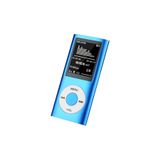 Junglee Mp3 Çalar Ses Kayıt Fm Radyo Sd Kart Girişli Mp4 Player 1.8 Inç Renkli Ekran Mavi METAL-MP4