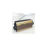 Junglee Müzik Kutusu/bluetooth Hoparlör NS-S991/VINTAGE Hoparlör - Altın
