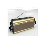Junglee Müzik Kutusu/Bluetooth Hoparlör Ns-S991/Vintage Hoparlör Gold