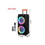 JUNGLEE NDR-1096 BÜYÜK BOY BLUETOOTH HOPARLÖR KABLOSUZ TEKERLEKLİ TAŞINABİLİR KABLOSUZ SPEAKER TOPLANTI ANFİ
