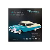 JUNGLEE NOSTALJİK ARABA ŞARJLI LED IŞIKLI KABLOSUZ HOPARLÖR BLUETOOTH SPEAKER FM RADYO SD KART USB
