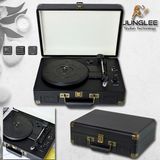 Junglee Nostaljik Pikap Plakçalar 33- 45- 78 Lik Plak Uyumlu Plak Çalar Bluetooth Lu Aux USB Girişli Mp3 Çalar - Beyaz