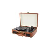 Junglee Nostaljik Pikap Plakçalar 33-45-78 Lik Plak Uyumlu Plak Çalar Bluetooth Lu Aux Usb Girişli Mp3 Çalar Kırmızı