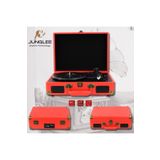 JUNGLEE Nostaljik Pikap Plakçalar 33-45-78 Lik Plak Uyumlu Plak Çalar Bluetooth lu Aux Usb girişli Mp3 Çalar