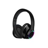 Junglee P101 Bluetooth Kulaklik 5.3 Wireless Headphone Şarjlı Rgb Led Işıkli Fm Radyo Sd Kart Type C Şarj Siyah