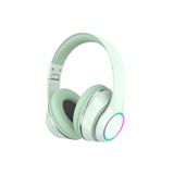 Junglee P101 Bluetooth Kulaklik 5.3 Wireless Headphone Şarjlı Rgb Led Işıkli Fm Radyo Sd Kart Type C Şarj Yeşil