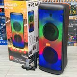 JUNGLEE Party Box Bluetooth Hoparlör Büyük Boy Taşınabilir Şarjlı Kablosuz Hoparlör + Karaoke Mikrofon