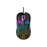 Junglee Rgb LED Işıklı Optik Oyuncu Mouse 800-2400 DPI Siyah Oyun İçin 6 Butonlu Tasarım