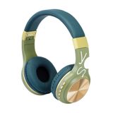 Junglee Sy-Bt1607 Bluetooth Kablosuz Sd Kart Girişi Aux Yeşil Kulaklık Yeşil