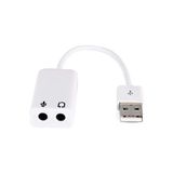 JUNGLEE Usb Ses Kartı 3.5 Mm Jack Girişini Usb Ye Çeviren Aparat 7.1