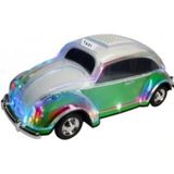 Junglee WS-1937BT Nostaljik Ledli Woswos Araba FM Radyolu Yeşil Bluetooth Hoparlör