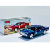Junglee WS-1968 Klasik Dodge Challenger Model Araba Lacivert Bluetooth Hoparlör