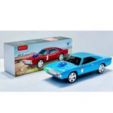 Junglee WS-1968 Klasik Dodge Challenger Model Araba Mavi Bluetooth Hoparlör