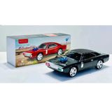 Junglee WS-1968 Klasik Dodge Challenger Model Araba Siyah Bluetooth Hoparlör