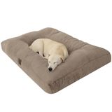 Jungolica Max Köpek Yatağı Vizon - Ultra Yumuşak Peluş Kumaş, Nefes Alabilen Hava Dolaşımı, Sakinleştirici Konfor, Kaydırmaz Taban Kedi ve Köpek Minderi (Small)