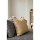 Jungolica Pet Products 2 Adet Keten Kırlent Kılıfı 50x50 cm – Dekoratif Yastık Kılıfı, Gizli Fermuarlı