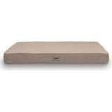 Jungolica Pet Products Arthur, Visco Süngerli, Çıkarılabilir Kılıflı, Su Geçirmez, Yüksek Kaliteli Kedi ve Köpek Yatağı - Bej - 90 x 110 cm