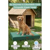 Jungolica Pet Products Eva Garden, %100 Su Geçirmez Alezli, Çıkarılabilir Kılıflı, Tüy Ve Leke Tutmaz Kedi Ve Köpek Yatağı