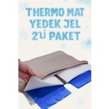 Jungolica Pet Products Thermo Mat İçin Yedek Soğutucu & Isıtıcı Jel – 2 Adet (26 x 35), Tekrar Kullanılabilir Jel Ped