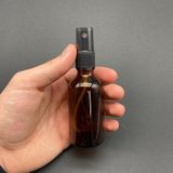 JUNİBELİW 2 Adet Çok Amaçlı Amber 50ML Sprey Fısfıs Kolonya Dezenfektan Cam Şişe Fıs Fıs 2X50ML