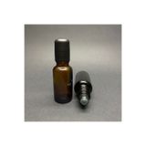 junibeliw 2 Adet Çok Amaçlı BOŞ 20ml Amber Boş RollOn Parfüm Yağ Şişesi Boş Cam Bilyeli 2x20ml