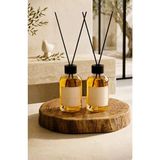 JUNIBELIW 2 Adet Koku Giderici Banyo Tuvalet Çubuklu Oda Kokusu Pink Mango 2x50ML