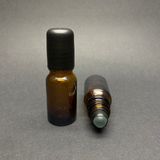 JUNİBELİW 6 Adet 10CC Amber Parfüm Şişesi Esans Roll On Yağ Şişesi Hacı Misi Şişesi Boş Cam Bilyeli 6 x 10CC