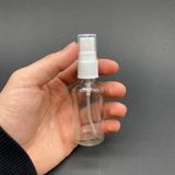 JUNİBELİW 7 Adet Çok Amaçlı Şeffaf 30ML Sprey Fısfıs Kolonya Dezenfektan Cam Şişe Fıs Fıs 8X30ML