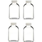 Juniberry 4 Adet Cam Kavanoz Oda Kokusu Şişesi Küçük Vazo Kapaklı 4X50ML