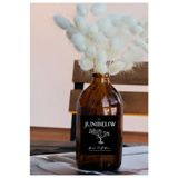 Juniberry Amber Kahverengi Cam Şişe Şişesi Dekoratif Küçük Vazo 100ml Kapaksız (ÇİÇEKSİZ ETİKETSİZ)