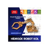 Junior Da Vinci Hidrolik Robot Kol Yapım Seti – STEM Bilim Oyuncağı, Sıvı Basıncıyla Hareket Eden Mekanik Kol